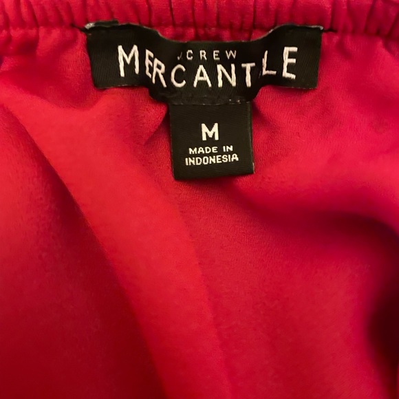 Mercantile J.Crew Red RuffleOff The Shoulder Top - Picture 6 of 6